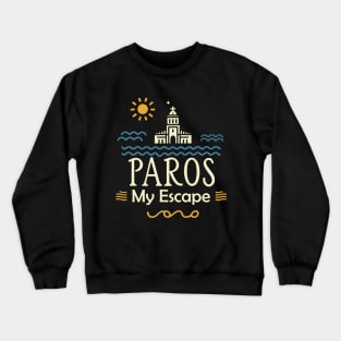 Paros Greece. Crewneck Sweatshirt